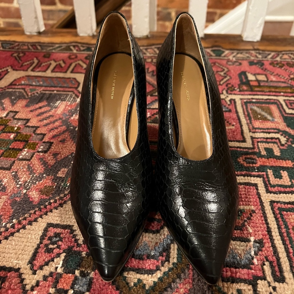 Dries Van Noten Snakeskin Heels